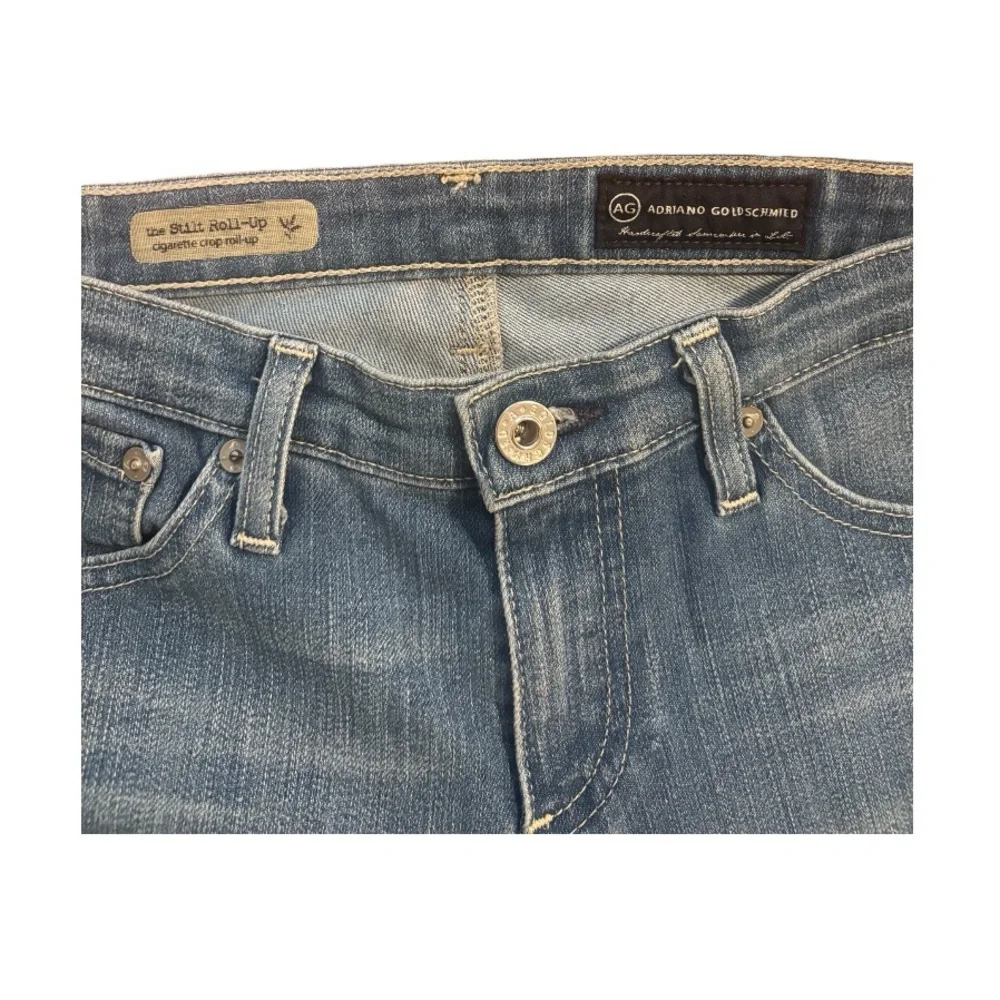 AG The Stilt Cigarette Crop Roll Up Jean - Picture 5 of 6